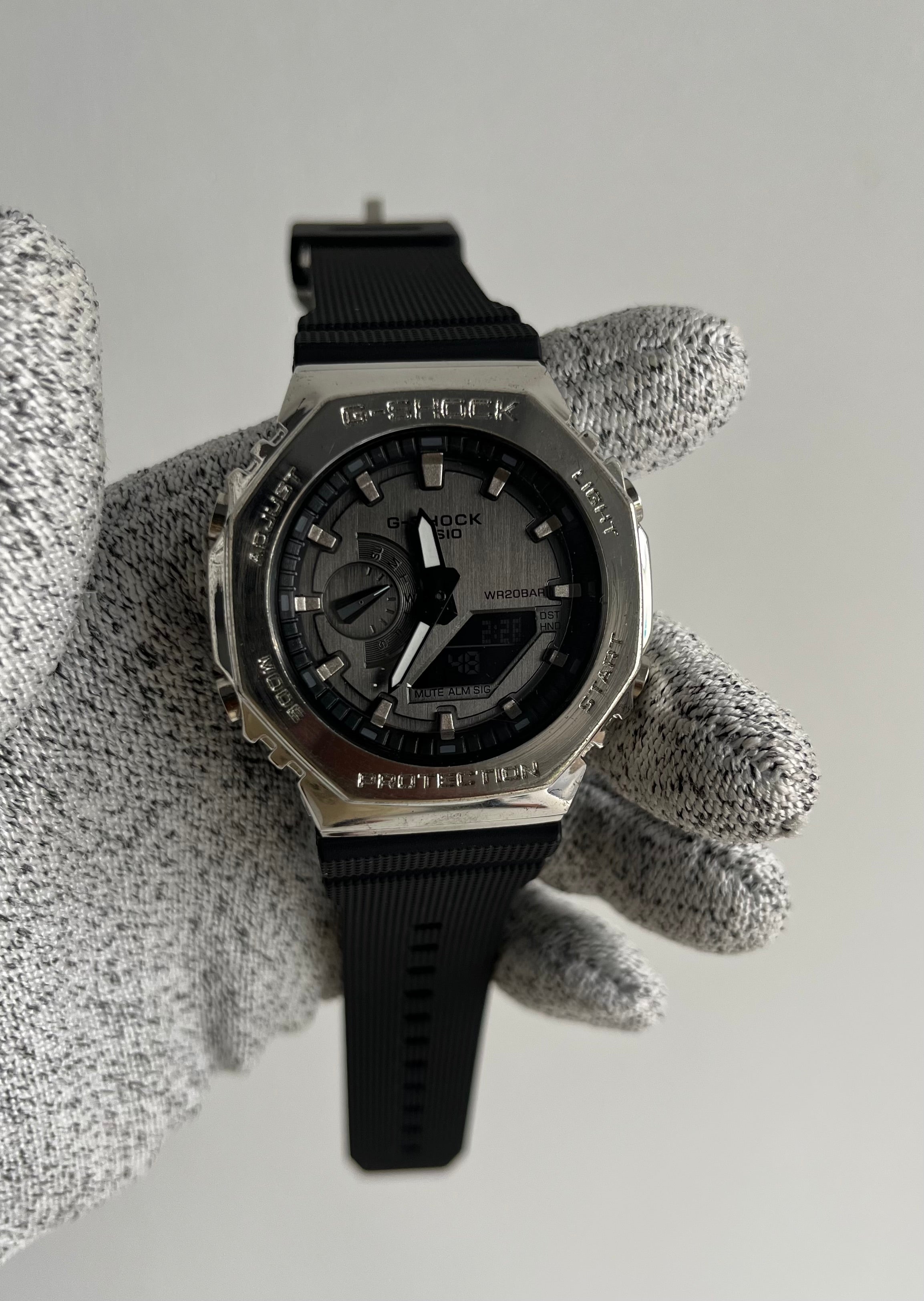 GShock GM-2100 (Analog Digital Watch) Grey