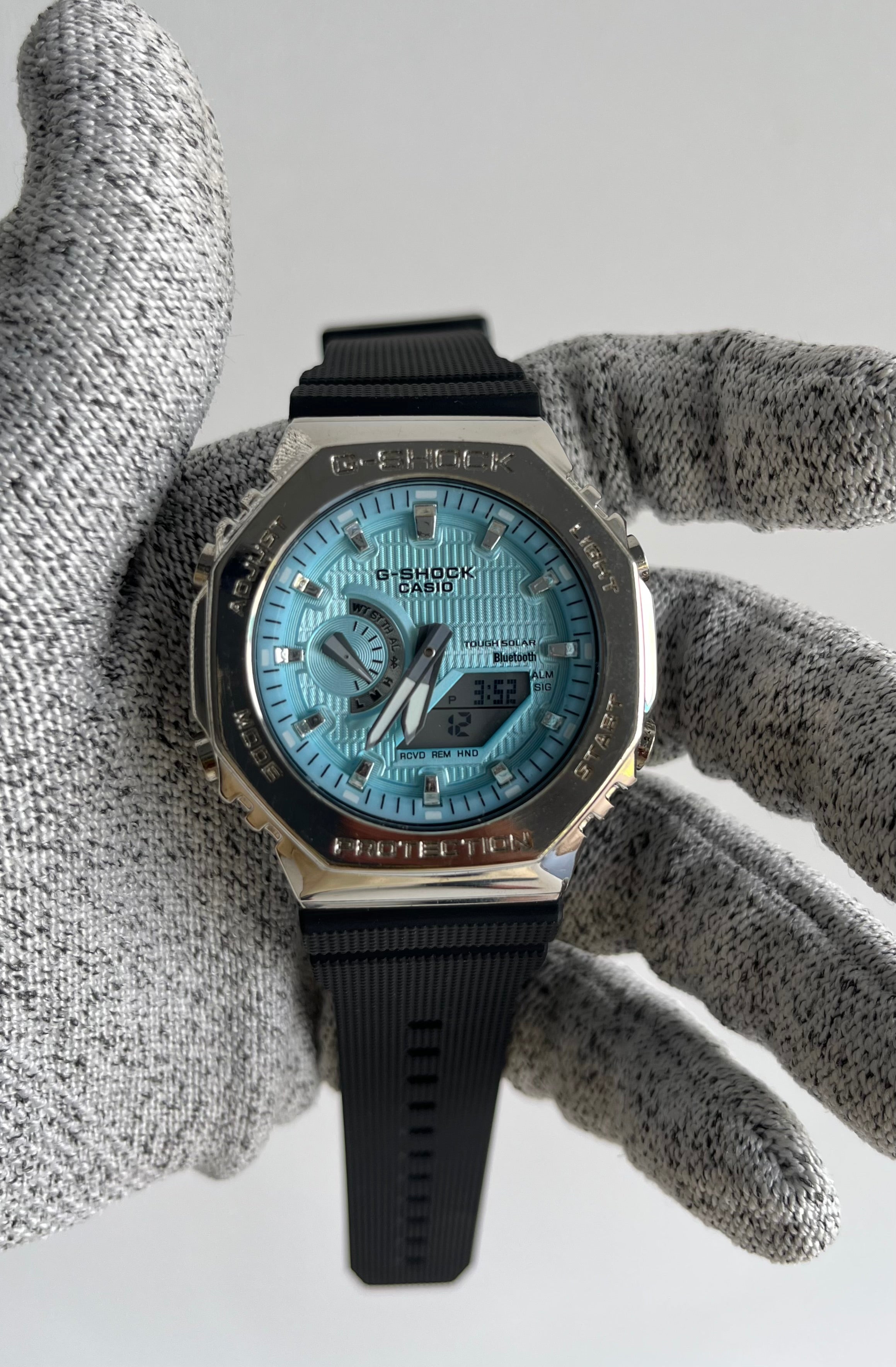 GShock GM-2100 (Analog Digital Watch) Blue