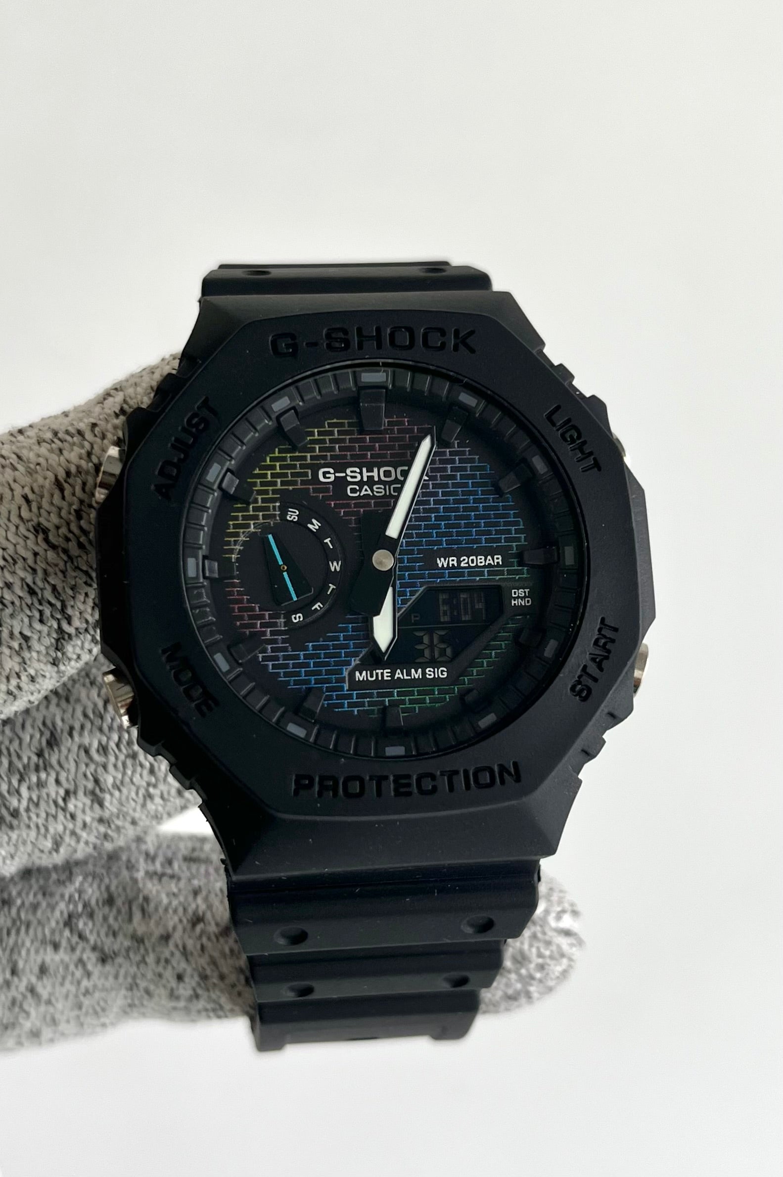 G-Shock Men Quartz Multi-Colour Dial Analog-Digital Resin Watch G1596