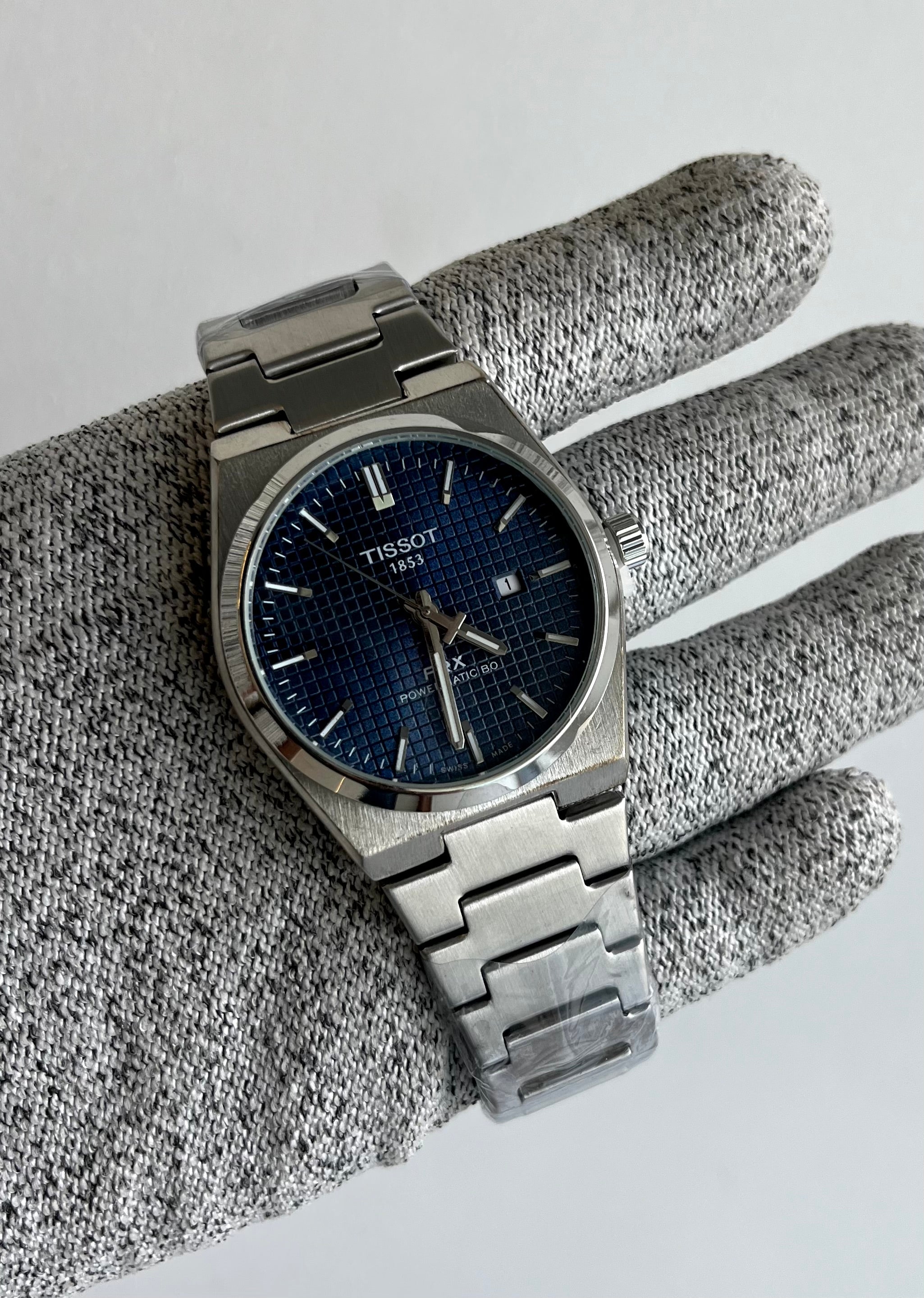 Tissot prx Checks dark blue