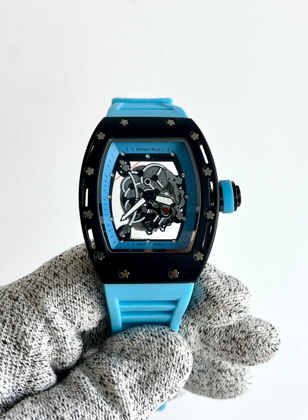 Richard Mile Sky blue Open Back