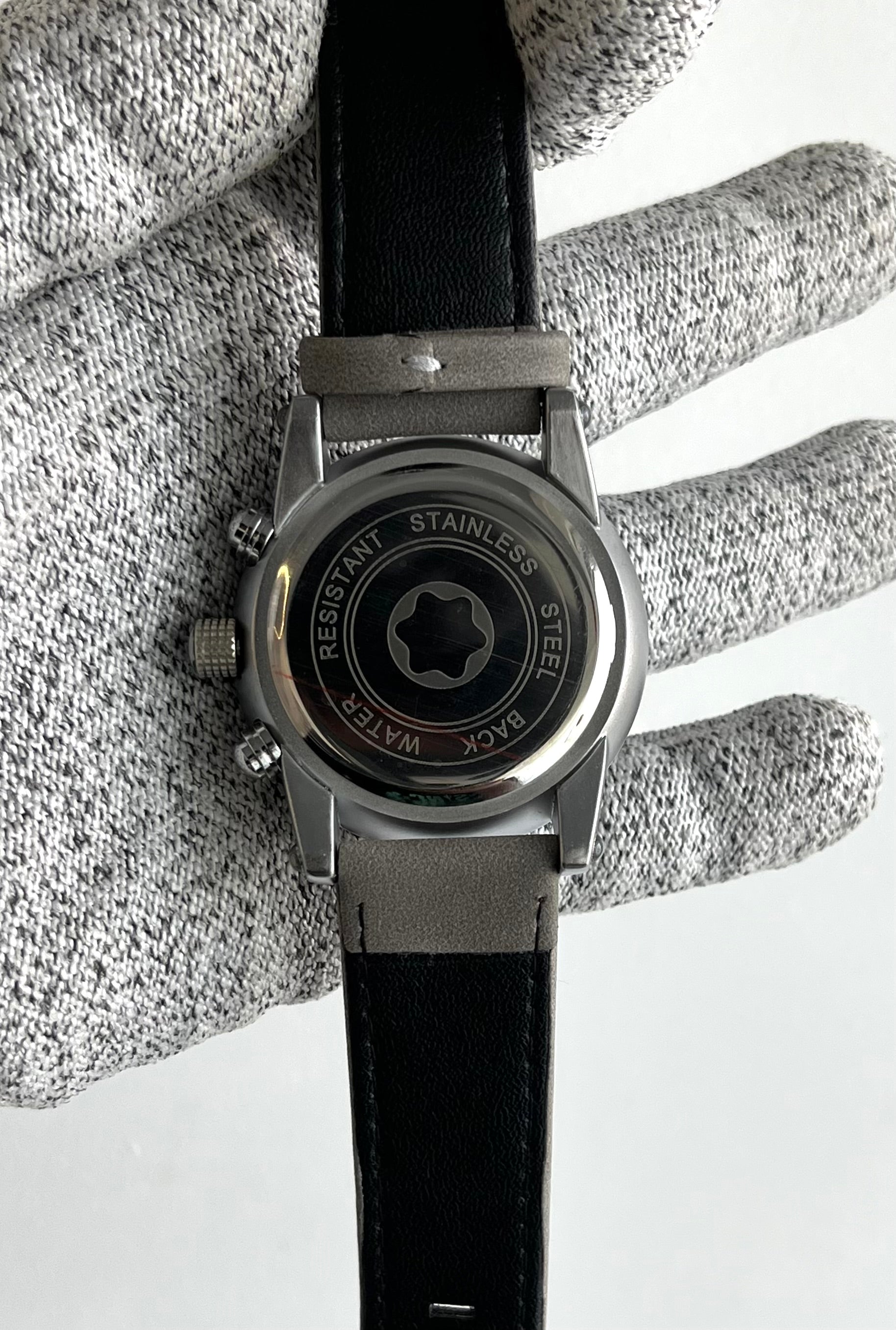 Mont blanc leather belt