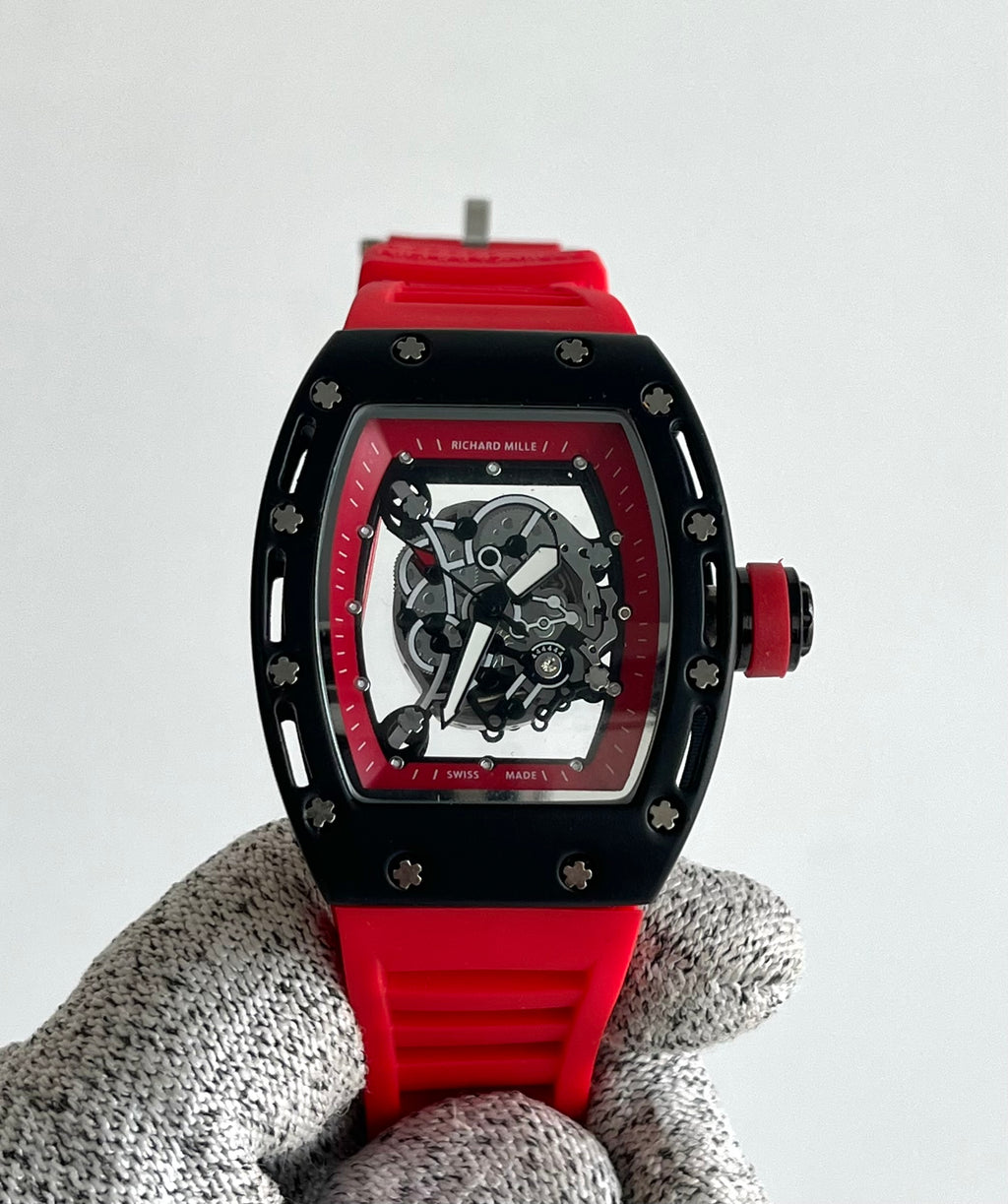 Richard Mile Red Open Back