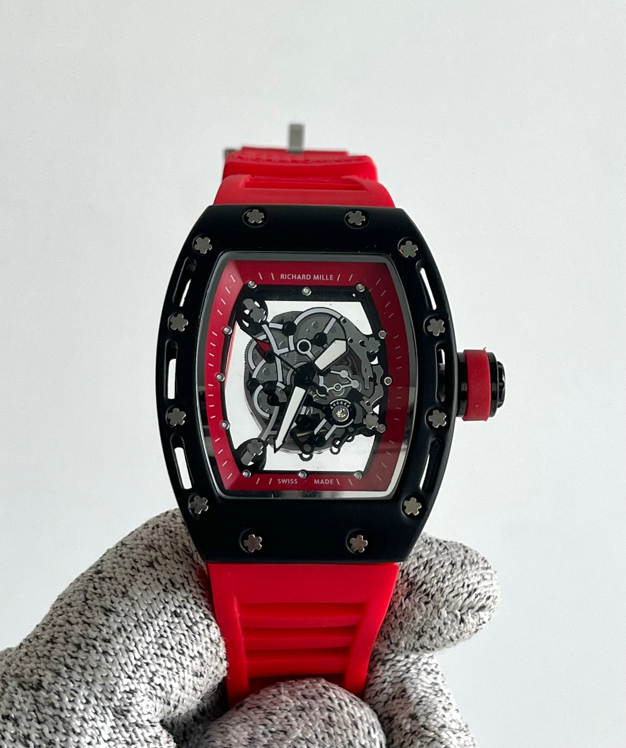 Richard Mile Red Open Back