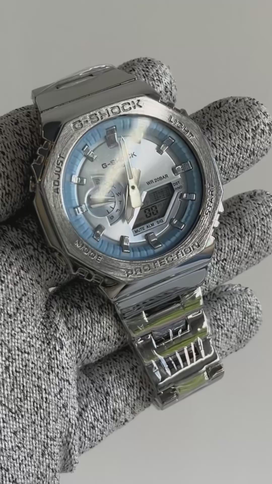 Casio G-Shock GM-2110D-2ADR Analog-Digital Blue Dial Men (G1613)